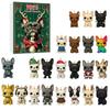 2D Plane Box With 24 Double-sided Printed PendantsChristmas Pet Dog Advent Calendar BlindBox Christmas Tree Decoration Acrylic Pendant