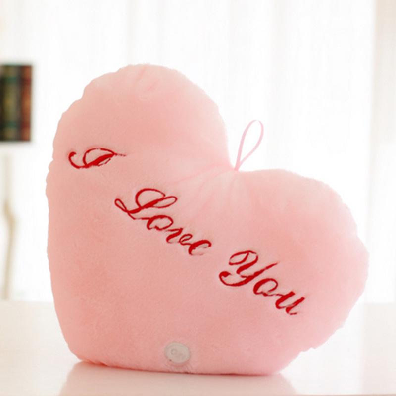 Colorful Luminous Star Pillow: Plush Toy & Valentine's Day Gift