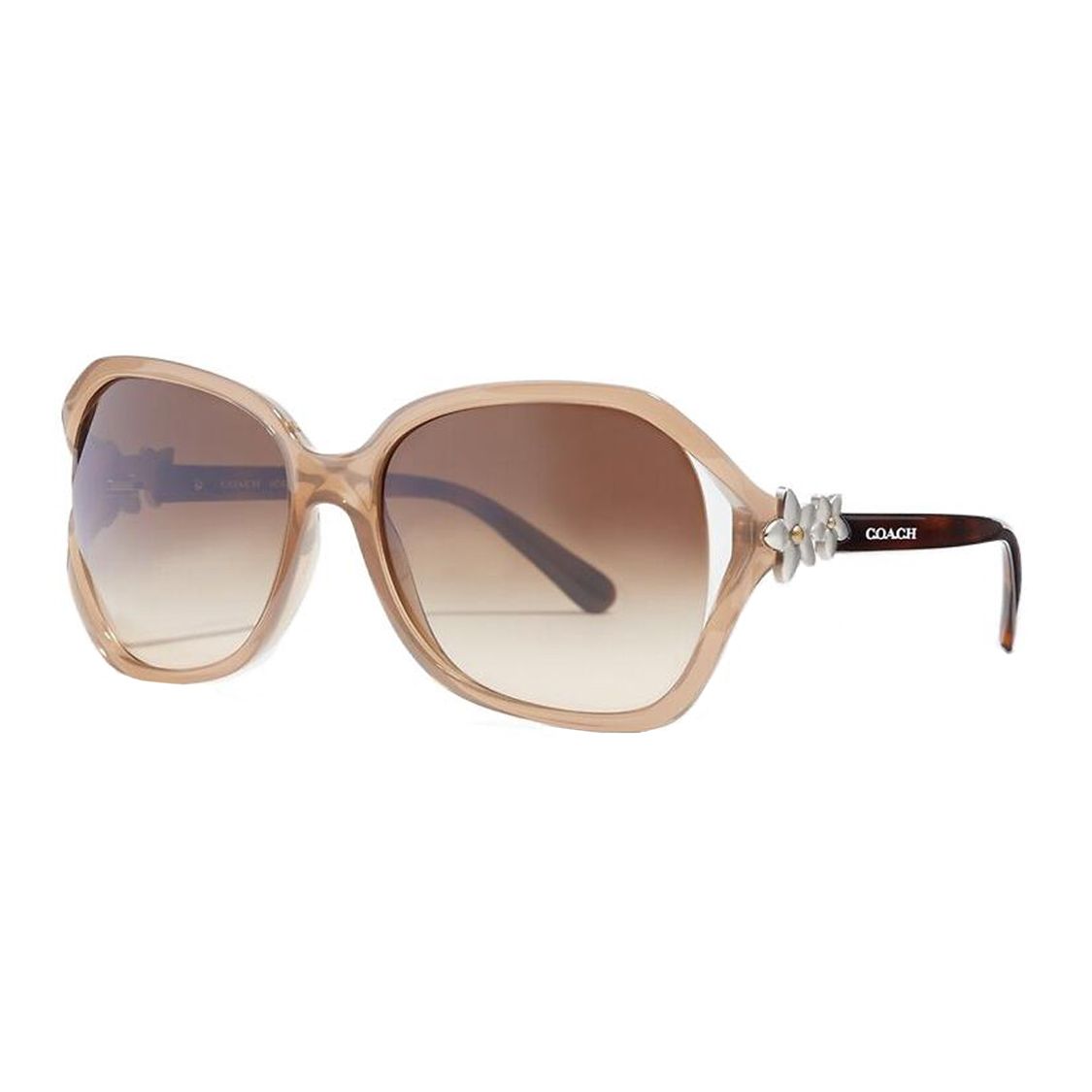 Coach Fashion Butterfly Sunglasses Women sunglasses L1033-NJM Eyeglass Case+Eyeglass Cloth,F,Brown