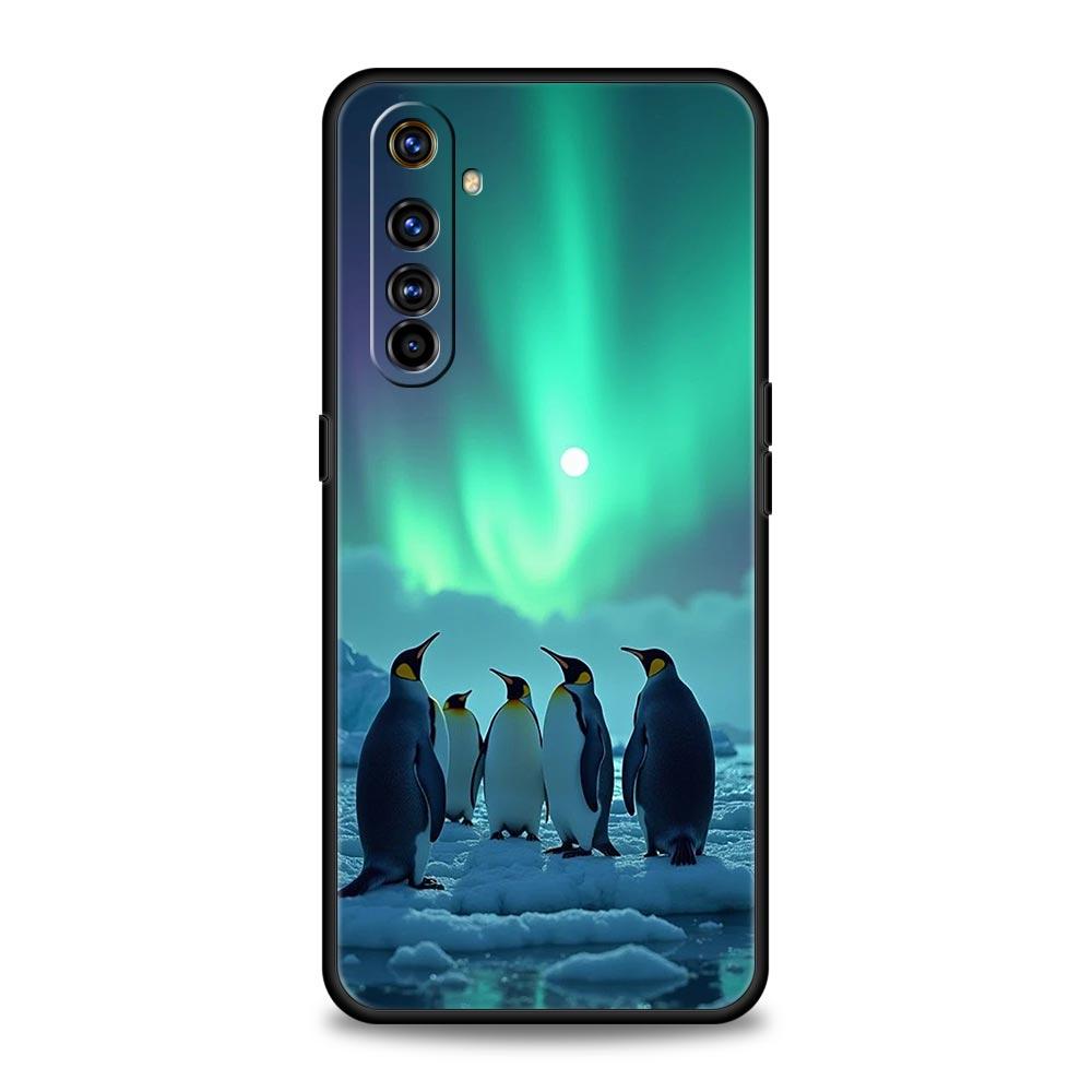 Penguin Kawaii Cute Phone Case For Realme 13 12 10 9 8 7 GT3 GT5 GT2 Pro Plus 5G C21 C25 C35 GT Neo 2 3 3T 5 Cover