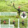 5/50PCS Spiked Dripper Sprinkler 8 Hole Drop Emitter All Round Scattering Sprinkler Garden Flower Watering Irrigation Supplies