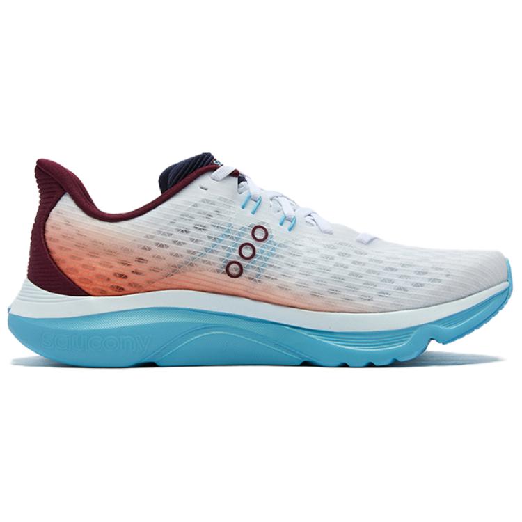 SAUCONY Kinvara 16 Comfortable Versatile Running Shoes Unisex Running Shoes White Blue S31020-550