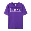 Nope Funny Nope In A Rectangular Box Teeshirt Graphic Tee Shirt Breathable New In Tops  Tees New Year Gothic Style