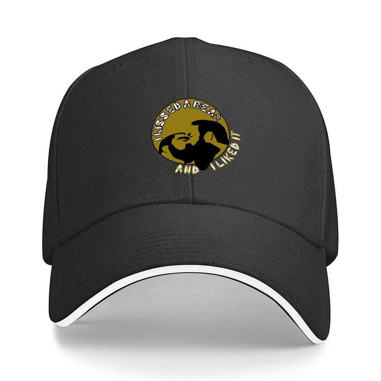 I Kissed a Bear Baseball Cap Hood Fishing Hat Beach Outing Snapback Cap Women Caps Mens