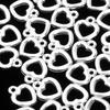 50pcs for Earring Pendant Hollow Heart mm