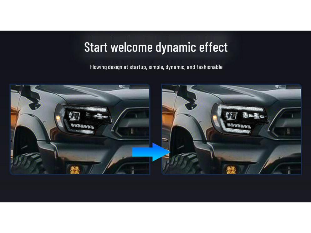 Compatible LED Headlight Assembly for Toyota Tacoma (2012-2015)
