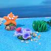 Aquariums Decoration Set of 11 Resins Simulated Coral Seaweed Plant Miniatures Ornaments for Fish Tanks Accessories