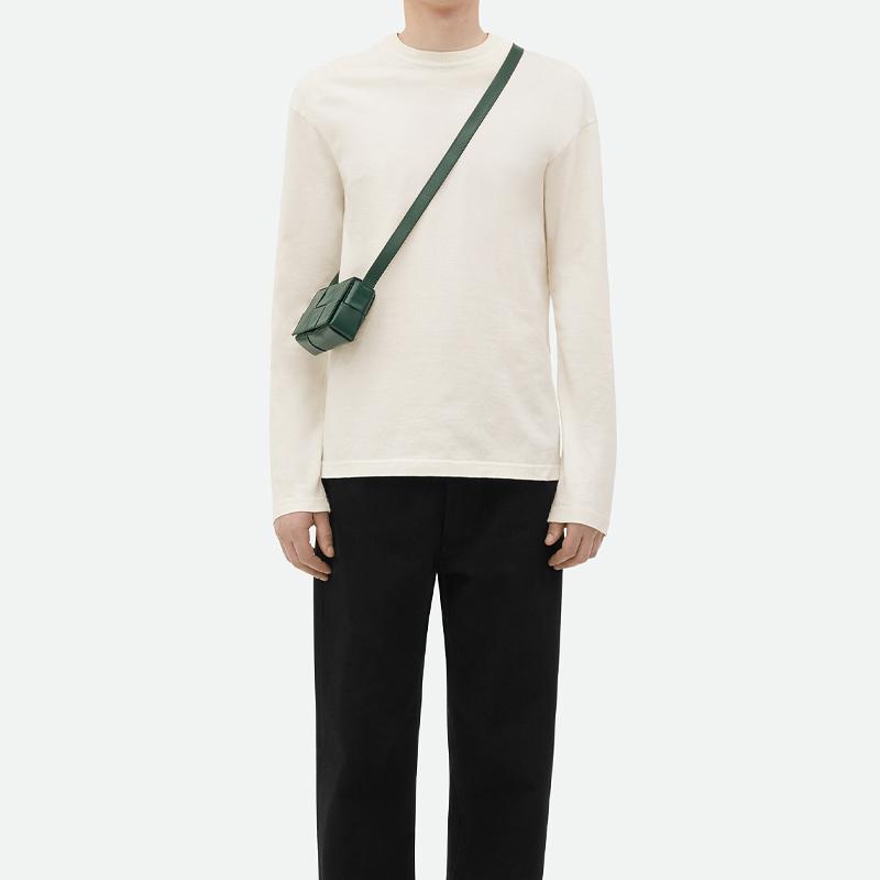 Bottega Veneta Mini Cassette Bag Raintree/Silver Men Shoulder_bags Grey 667048-VCQ72-3061