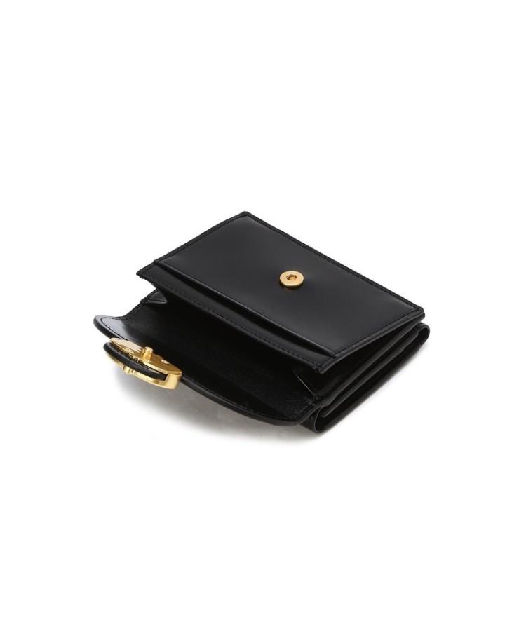 Athe Vanessabruno Black Bottalato 3-Fold Bill Wallet Aaho6F327Bk