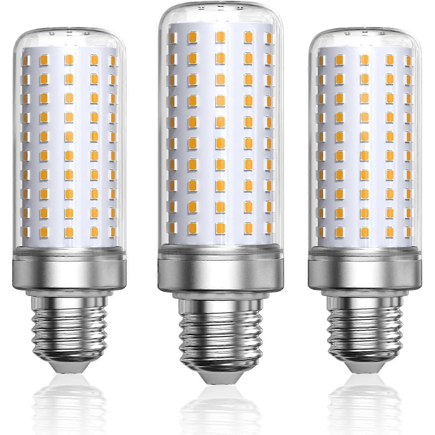 Żarówka LED E27 Ciepła Biała 3000K, 1800LM, Odpowiednik Żarówki Halogenowej 200W, Żarówka Kukurydzowa E27 Led Salon (Niemożliwe do ściemniania, Zestaw 3 sztuk)