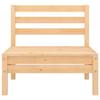 VidaXL Canapés centraux de jardin 2 pcs Bois de pin massif 806587