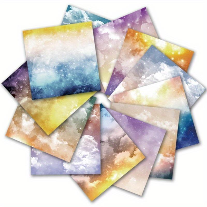 24pcs Junk Journaling Craft Paper Flower Crapbook Paper Pad 6x6inch Assorted Pattern Decoupage Cardstock Paper Single-Sided Vintage Scrapbooking DIY