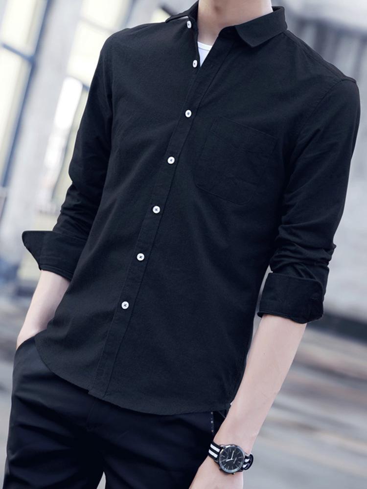 2023 Herren Langarm Trendige Lockere Jeanshemdjacke für Frühling und Herbst