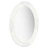 VidaXL Miroir mural style baroque 50x70 cm Blanc 320352