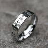 2026 NEW Men's 316L Stainless-steel Rings Retro Odin Norse Viking Amulet Rune RING for Teen Fashion Jewelry Gifts Free Shipping