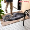 1Pcs Anti Fatigue Kitchen Rugs, Fun Door Print Waterproof Non-Slip Thick Cushioned Mat Comfort Standing Mat