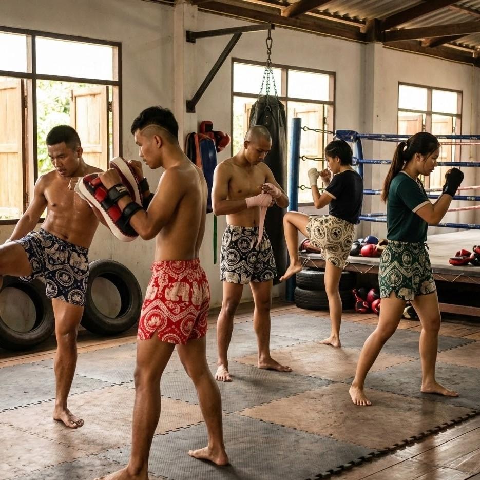 Elephant Pants Shorts Training Kickboxing Muay Thai Boxing Print Unisex Men Women Quick Dry Martial Art Boxer Kid Fighting Fitness Workout One size
