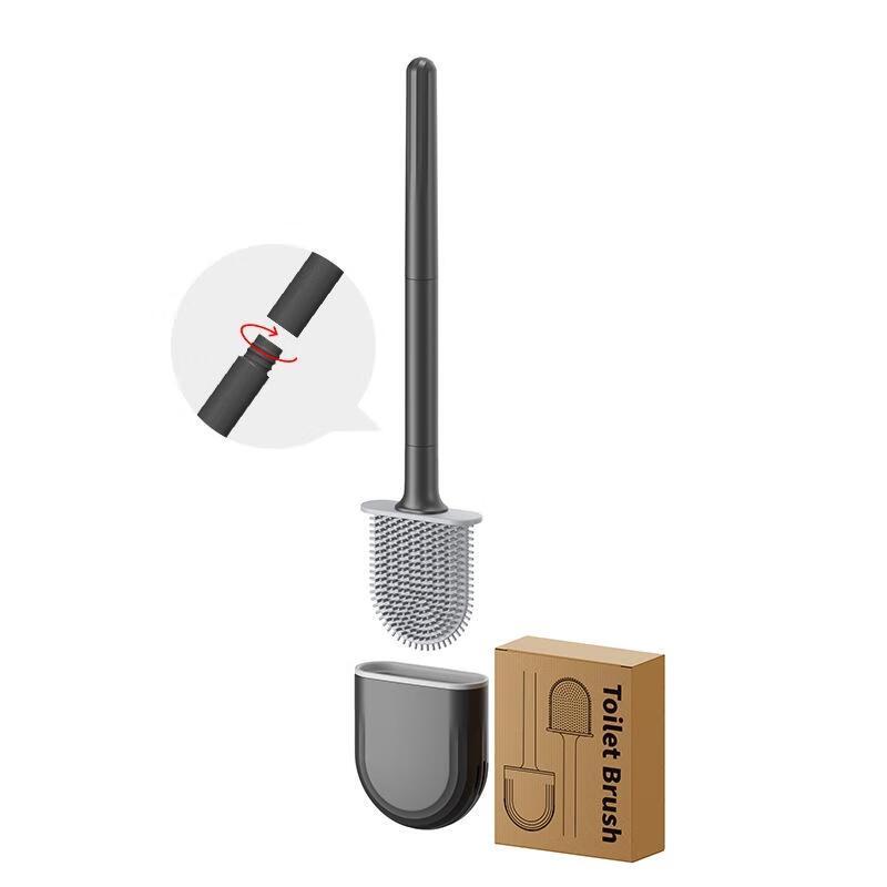 JINGRUIXIANG Wall-Mounted No-Drill Toilet Brush