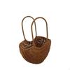 Rattan Flower Basket Farmhouse Style Wicker Decorative Household Decor for Living Room