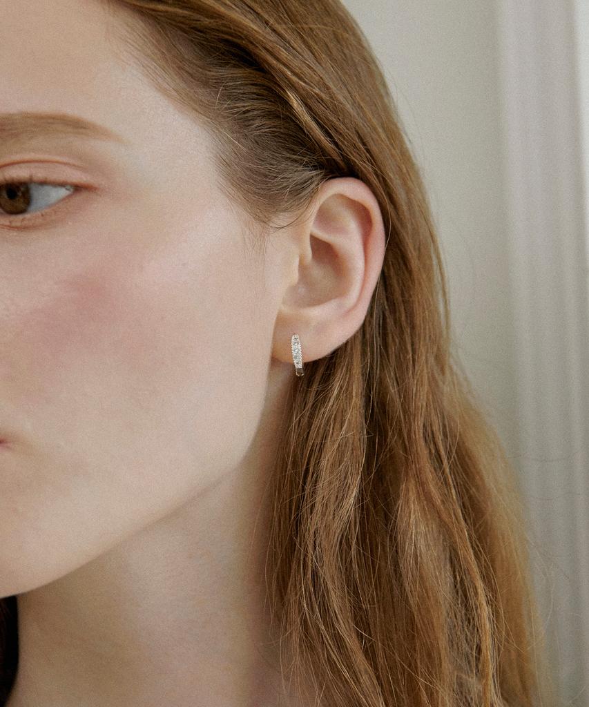 St.Scott London Sparkling Cubic Earrings / Stj-Eb1792Wg