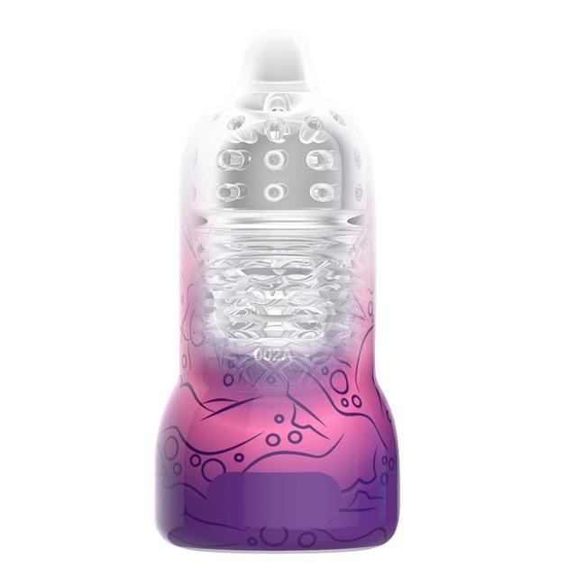 Masturbace Soft Stick Sexuální hračka pro dospělé Pro muže Pumpička na penis Masáž Silikonová Delay Trenér Realistický vaginální masturbátor