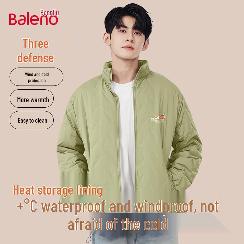 

Baleno Men s Winter Stand Collar Padded Jacket 3XL