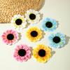Accessories, Fresh Simulated Colored Flower Earrings, Sweet Atmosphere Sunflower Flower Earrings Wholesale