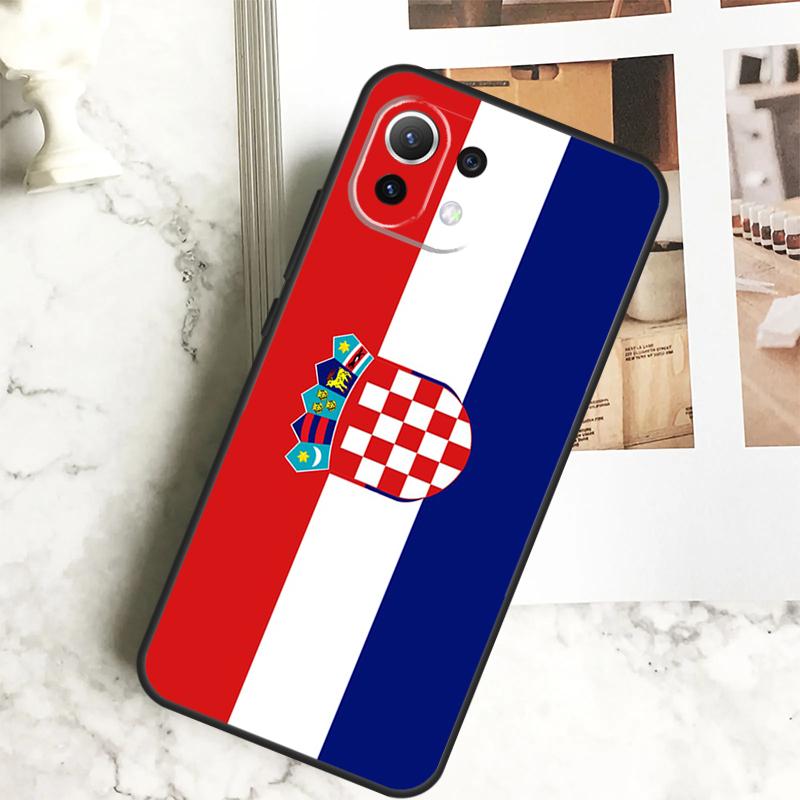Etui z flagą Chorwacji do POCO X6 M6 Pro X5 X3 M5s F3 F5 Xiaomi 14 Ultra 12 13 Lite 11T 12T 13T Pro Pokrowiec