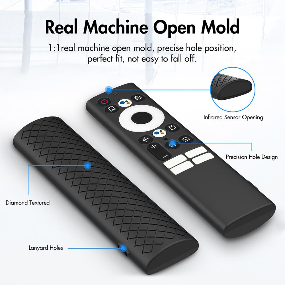 Silicone Remote Case Protective Cover Anti-Slip Protective Controller Sleeve Skin Remote Cover for Skyworth TC9012 55Q20 Remote