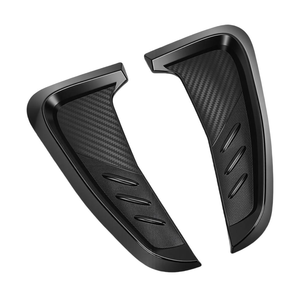 2pcs Car Side Vent Trim Self Adhesive Exterior Side Panel Decor Universal for Car