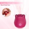 Powerful Gentle Sucking-Rose Vibrator Toy for Women Vacuum Stimulator Oral Nipple Clit Sucker Female Sex Toys Goods for Adults