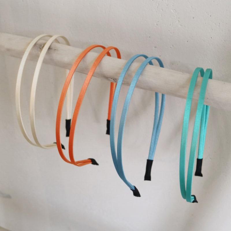 FANTASTIC PLANET Two Line Satin Hairband (4colors)