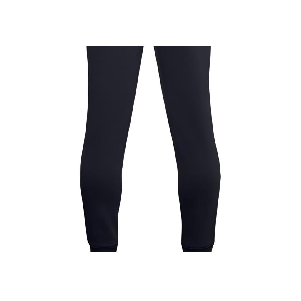 Under Armour Kids  Knitted Sports Pants Solid Color Fleece Cuffed Kids Bottoms Black 1357634-001