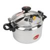Schnellkochtopf Aluminiumlegierung Explosionsgeschützt Drehdeckel Verstärkte Griffe Drucktopf für