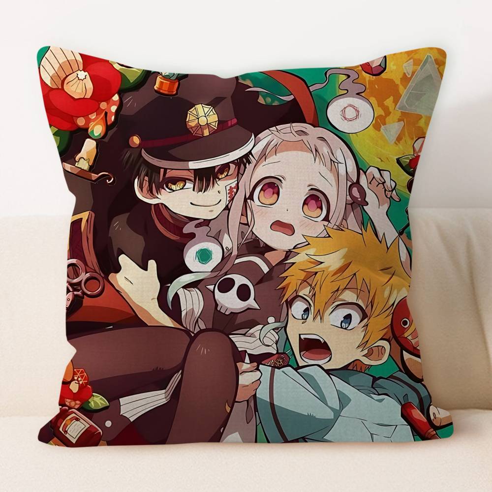 H-Hanako-kun Kissenbezug Toon Geschenk Kissenbezug Schlafzimmer Zuhause Sofa Stuhl Sitz Dekor Kissenbezug