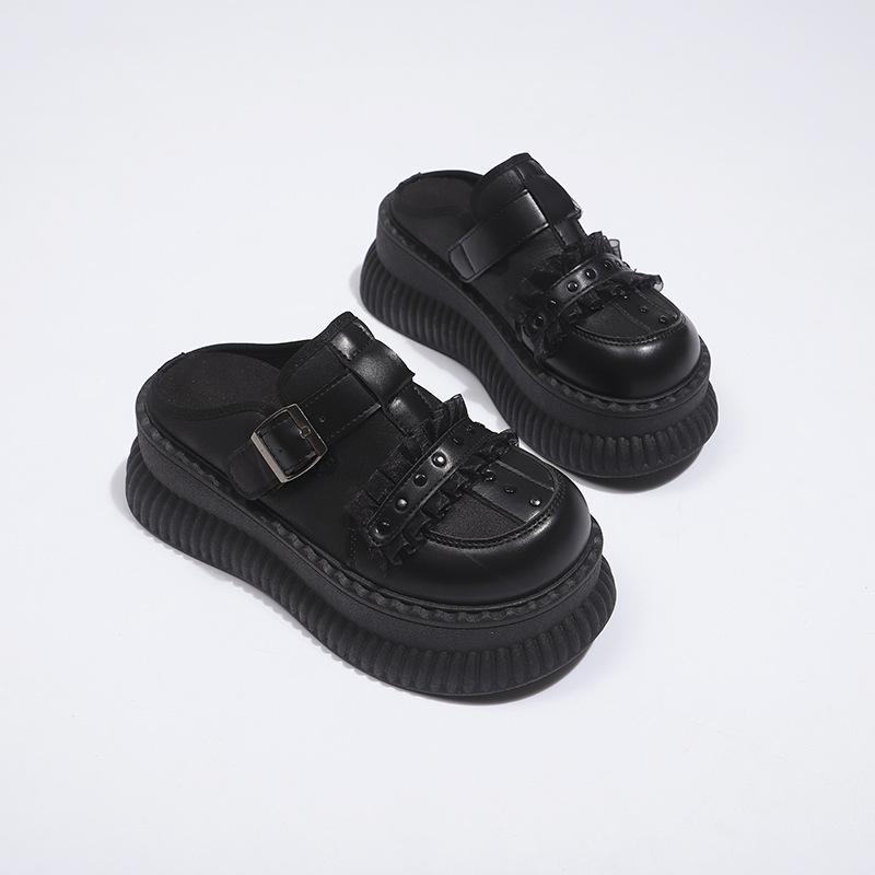 Dámské sportovní platformové sandály léto 2025: Všestranné, ležérní, duté provedení se silnou podrážkou a vnitřním zvýšením