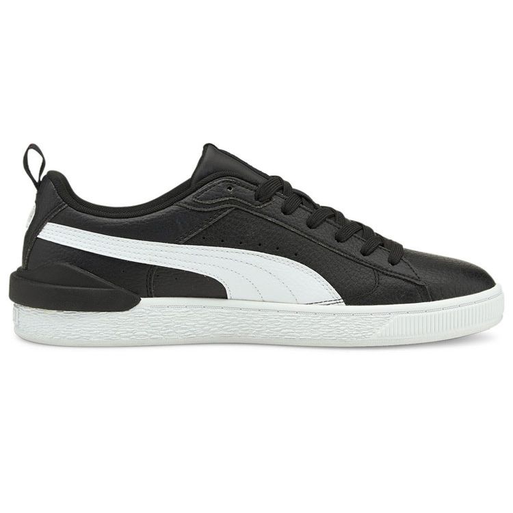 Puma Suede Bloc B&W Unisex Sneakers Black White 381188-02