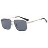 Red Wolf 2024 Nylon Polarized Sunglasses with Angular Square Frame, Single Bridge, and Myopia-Compatible Open Top - Model HL2275.