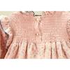 2pcs/set Baby Girls Cotton Cute Long  Sleeved  Sets Floral Shirt + Denim Flared Pants Suit Pullover