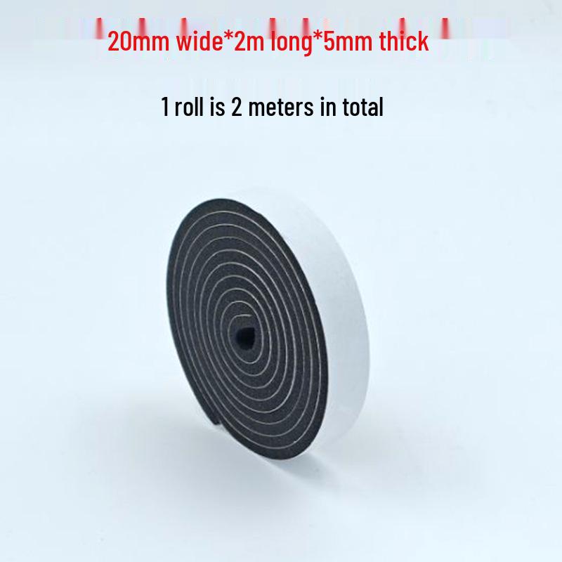 Black Self-Adhesive Fire Retardant Foam Tape