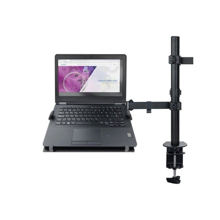 Support de Table - TooQ - DB1200TN-B - Écrans 13"-32" - Inclinaison +45°/-45° - Métal Noir