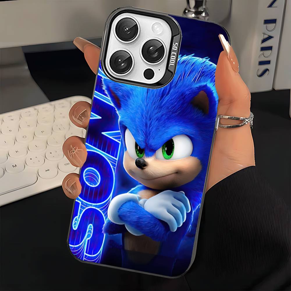 Supersonic Capability S-SonicS Movie Phone Case For IPhone 17 16 Plus Pro Max 15 14 13 12 11 Matte Colorful Covers