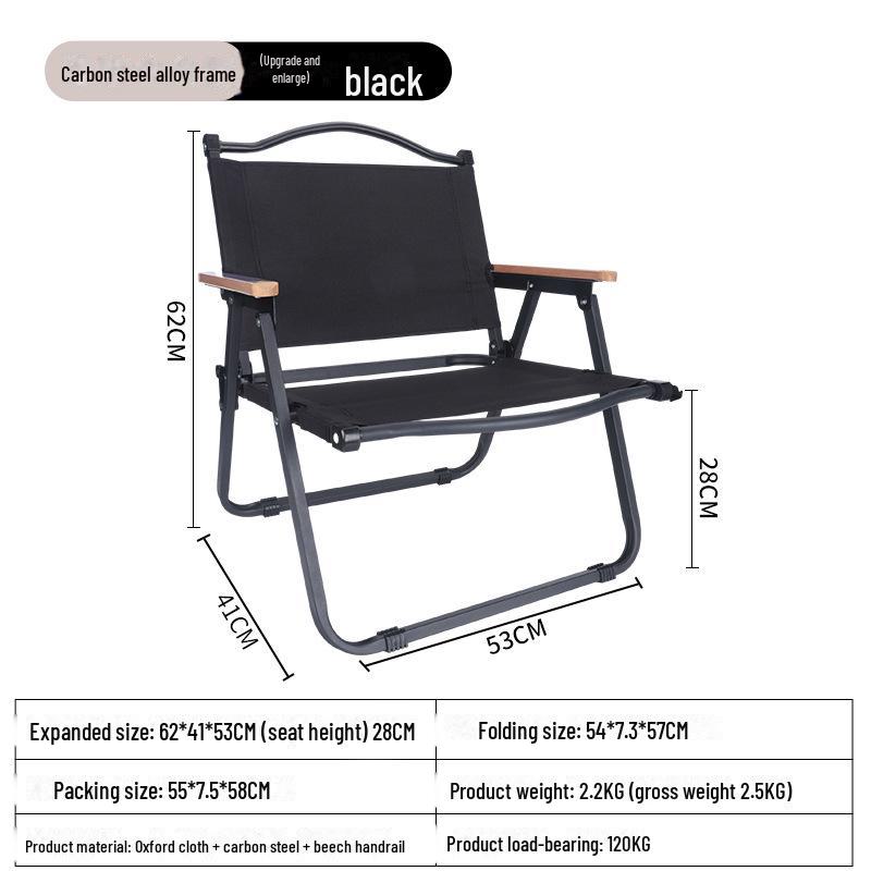 "Kermit Portable Ultralight Folding Camping Chair for Outdoor Beach and Picnic"