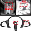 For BMW 1 2 3 4 5 Series G30 G32 G42 G14 G01 G02 G05 G06 G07 G20 G22 G26 G29 G80 Carbon Fiber Steering Wheel Cover Trim Decor