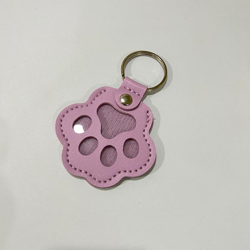 3Pc Cute Cute Cat Claw Keychain Creative Puppy Pet Hair Storage Bag Keyring Kitty Dogs Paw Pendant Bag Hanging