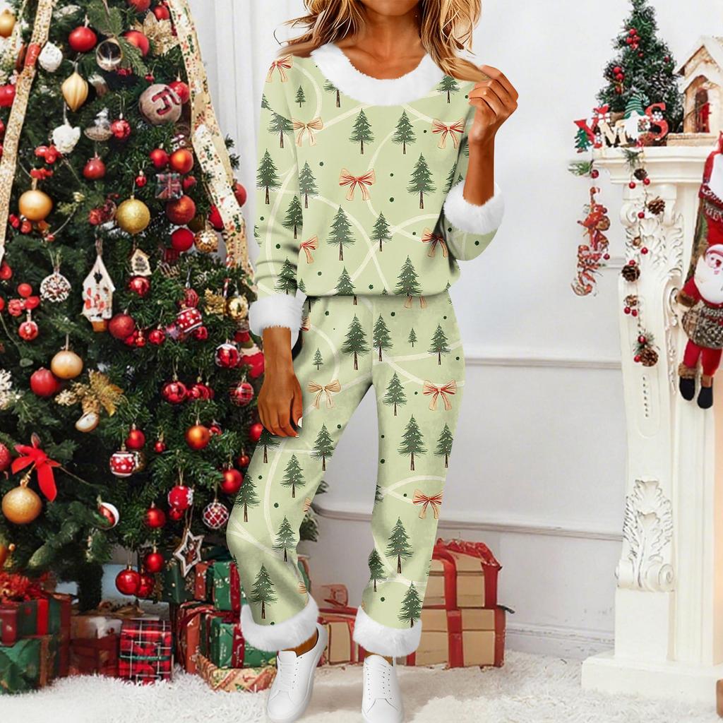 Damenmode Lässig Homewear Mode Lässig Bedruckter Cardigan Hemd Hosen Set