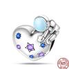 copper Dragonfly Rubber Stopper Safety Chain Charm Bead Charms Compatible With Pandora Bracelets Securing Clip Do It Yourself Jewellery Ideal For Wome
