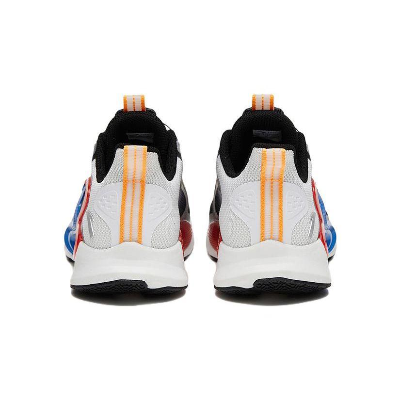Anta Monthly Breathable Lightweight Running Shoes Kids Sneakers Black White Silver 312325519-8
