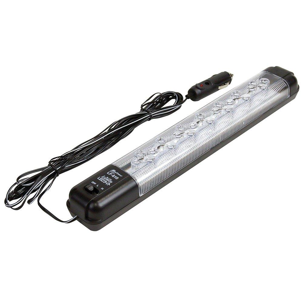 Meltec LF-610 Lumen LED Light, DC12V, Long Type, with Two-Level Brightness Switch