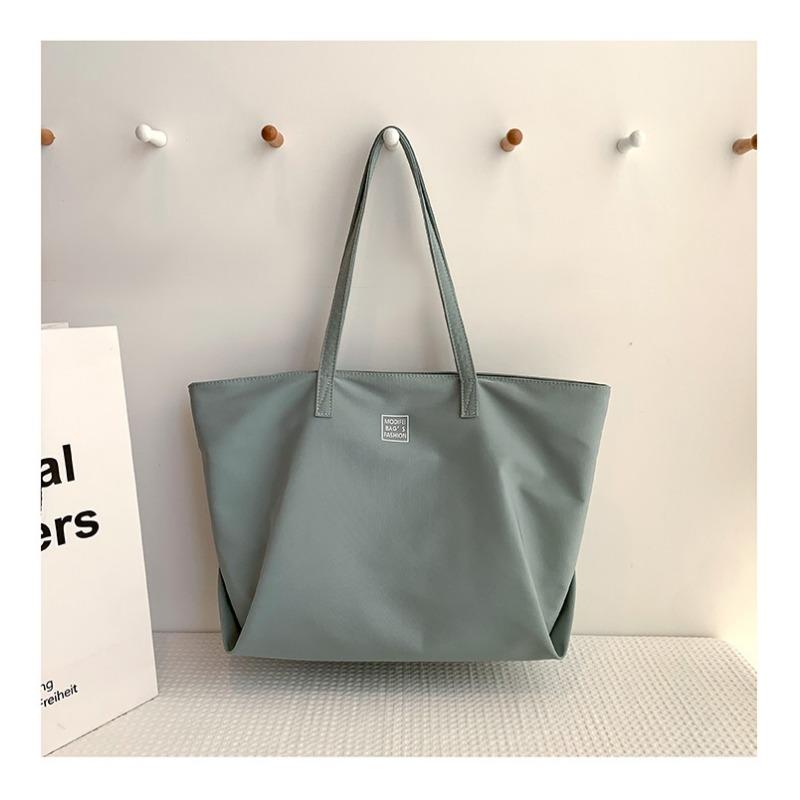 Pendlertasche fürs Klassenzimmer, Canvas-Tasche, wasserdicht, Nylontasche, große Tasche, lässig, Damen, großes Fassungsvermögen, Umhängetasche